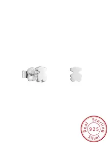 Pure Silver 6mm Bear Earrings, Sweet Dolls Design, Small and Delicate Jewelry for Women, Perfect Gift Idea