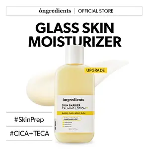 ONGREDIENTS Skin Barrier Calming Lotion EX 150ml / 5.07 fl.oz -  Hydrating Lotion for Smooth Makeup Prep & Glowy Skin, Copper Tripeptide, CiCA + TECA, 12-Peptide Complex, Collagen, Non-Comedogenic Facial Daily Moisturizer | Korean Skincare
