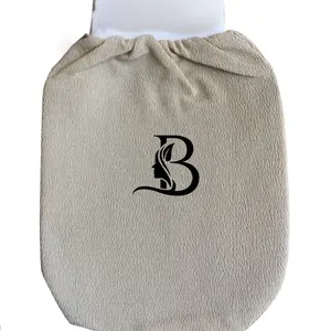 Kessa 1PCS Hammam Shower Thicken Bath Magic Peeling Glove Random Natural Fiber with Cotton - Random Color, Easy to Use for Comfort and Cleaning