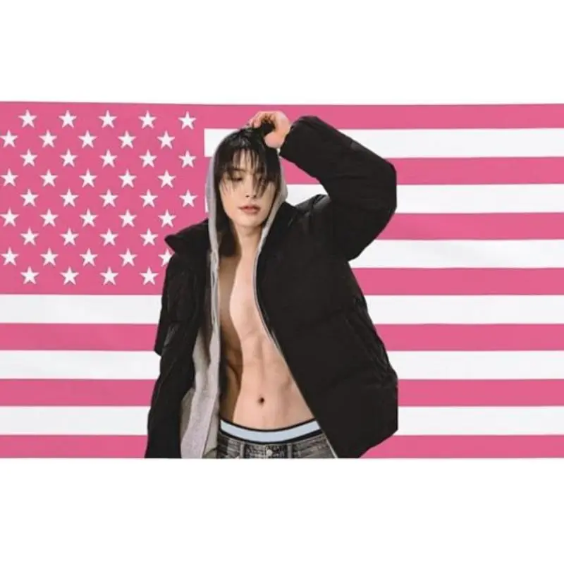 Mingi Fun Synthetic American Flag Tapestry - Hanging Home Decor Poster, Daily School Gift, Anniversary Graduation Holiday Present for Bedroom, Living Room, Modern