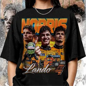 Norris Shirt, Formula One American Graphic Vintage, 90s Bootleg Inspired Gift Fan