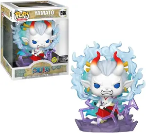 Funko Pop! ONE Piece: Yamato 6-inch Glow in The Dark #1596 [Exclusive] Vinyl Figure Unique Funko Pop Vinyl Figure