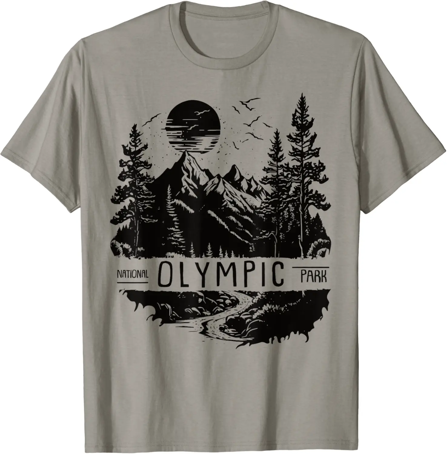 Retro Olympic National Park US Vintage Olympic T-Shirt - Salvadorata Shop 75B0CHTTD2M2
