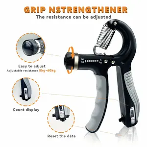 2pcs-[Adjustable Grip Trainer] Adjustable Resistance Grip Strength Trainer Hand Grip Exerciser Strengthener - Forearm Streng
