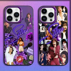 Singer Selena Phone Case For iPhone 17 17Air 16,15,14,13,12,11,Pro,E,MAX Purple Selena Quintanilla Perez Candy Matte Shockproof Cover.