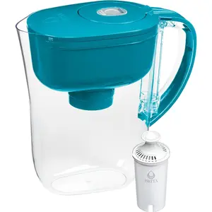 Water Filter Pitcher with SmartLight Filter Change Indicator, BPA-Free, Replaces 1,800 Plastic Water Bottles a Year