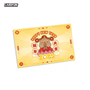 Capybara greeting card adorable New Year