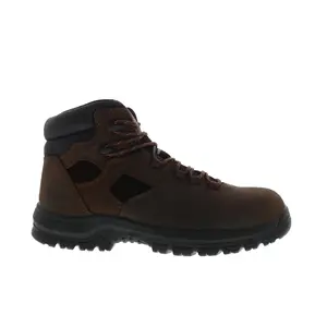 Hoss Lorne Soft Toe 60473 Mens Brown Wide Leather Work & Safety Boots