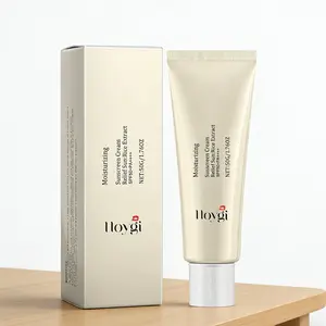 Hoygi Moisturizing Sunscreen Cream SPF50+| Cucumber & Rice Extract, Long-Lasting Hydration & UV Protection for All Skin Types