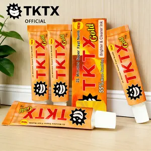 T-K-T-X Tattoo Numbing Cream  (4 Pack)  - 55% International - Pain Free Tattoos - Effective Numbing Formula for No-Distraction Tattoos.
