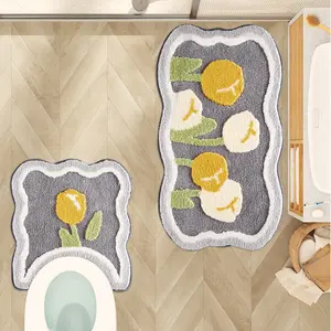 Cartoon Bath Mat, Soft Bathroom Mat, Absorbent Bathroom Rug, Easy to Clean Floor Mat, Durable Non-Slip Design, Perfect for Kids' Bathrooms