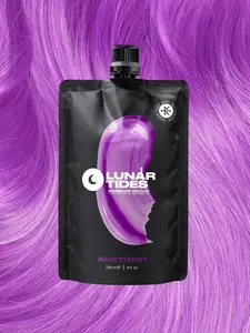 Lunar Tides Hair Dye - Amethyst Purple Color, Vegan, Cruelty-Free, Haircare, Pastel Finish
