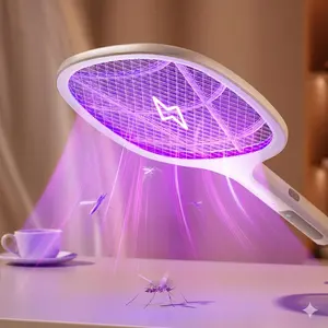 Portable UV LED Mosquito Zapper, USB Rechargeable Electric Fly Trap for Home Kitchen, Indoor Bug Killer for Gnats and Fruit Flies, Great for Bedroom, Living Room and Office Use