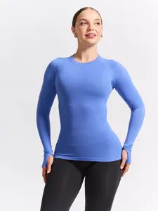 Seamless Long Sleeve Tee - Ultraviolet