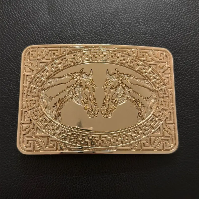 Gold Horses buckle
