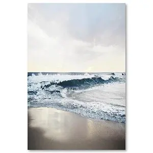 Courtside Market Waves Canvas Wall Art - 18" x 26"