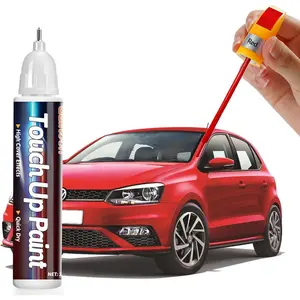 New Upgrade Red Touch Up Paint Pen for Cars, Car Paint Scratch Repair, 2-In-1 Car Touch Up Paint Fill Paint Pen, Quick & Easy Solution to Repair Minor Automotive Scratches 0.8 fl oz