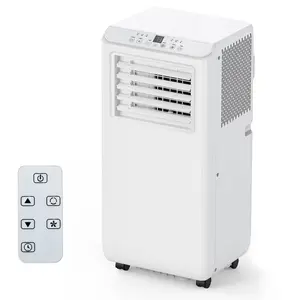 Garvee 14000 BTU Portable Air Conditioner, Cools 750 Sq.Ft. Large Rooms, 3-in-1 AC Unit Portable with Dehumidifier & Fan, LED Touch Panel, Remote Control & Window Kit for Home, Apartment, Basement