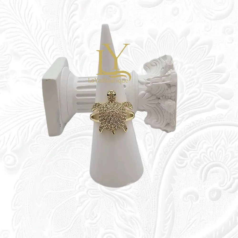LaYaiBoutique #1446 Turtle Ring 14k Gold Plated High Quality