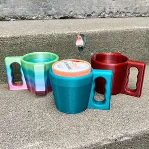 Ice Cream Pint Cozy Mug - 3D Printed Container Holder - Various Colors