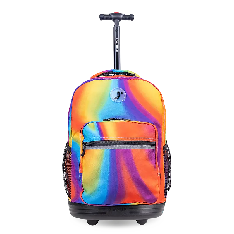 Sunrise Rolling Backpack (18 Inch) in Heat - Final Sale
