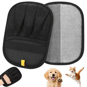BOGOF Pet Hair Removal Glove for Cats and Dogs - Electrostatic Pet Hair Remover Glove, Reusable Brush Pet Hair Remover for Couch, Carpet, Car Seat & Laundry