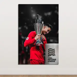 Cristiano Ronaldo Poster Print Unframed, Portugal Poster, Football Poster, Siuuu, Canvas Poster, Wall Art, Home Decor, No Frame