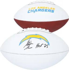 Antonio Gates San Diego Chargers Autographed Franklin White Panel Football with "HOF 25" Inscription - Fanatics Authentic Certified