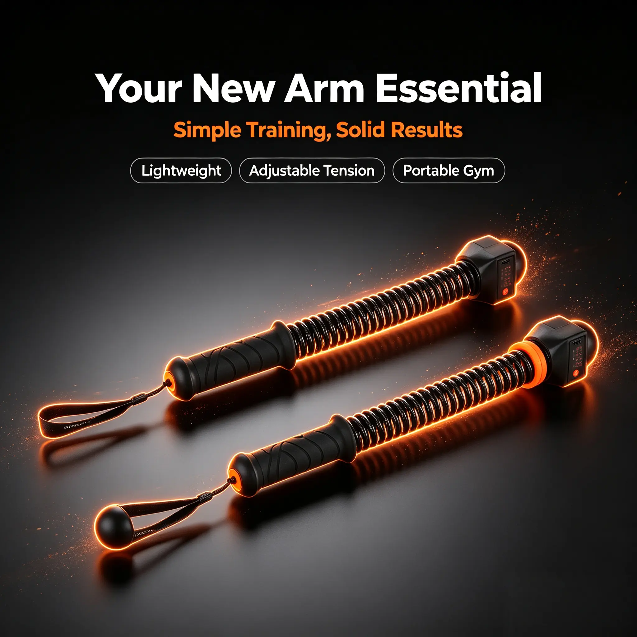 This Trending Digital Count Arm Trainer Is Every Fitness Lover’s Daily Must-HaveRechargeable Count Spring Training Stick With Anti-Drop Lanyard For All Fitness Levels