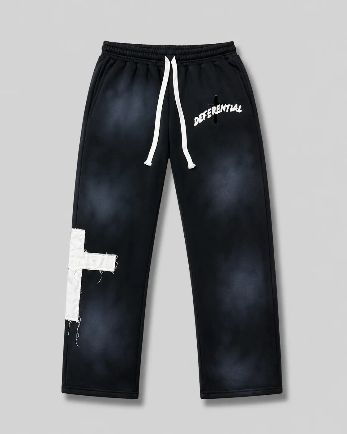 Black "Just Here To Give God Glory" Pants