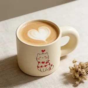 This cat mug is full of love ❤️ Your morning coffee just got cuter!