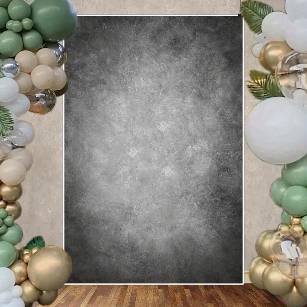 1PC Reusable Vintage Distressed Gray 2D Flat Photography Backdrop Cloth - Home & Festive Party Supply, Photobooth Prop, Children's Photo Shooting Background,summerwins