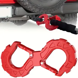 Multi Functional Red S-shaped Trailer Towing Hook, Heavy-duty G80 Alloy Steel, Towing Hook Load Capacity Of 33000 Pounds, Suitable For Off-road Rescue, Trucks, Trailers, SUVs And Other Vehicles, S-shaped Towing Hook, Essential For Outdoor Travel