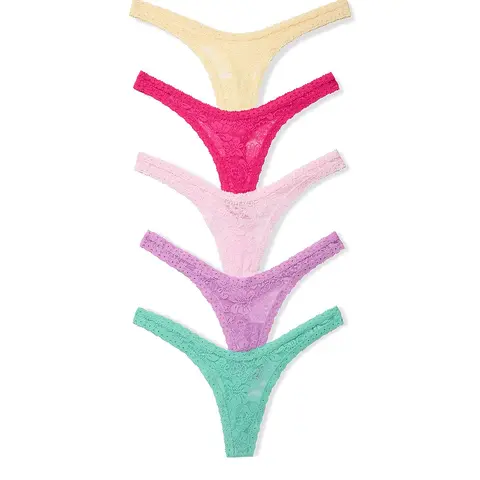 5-Pack PINK Wink™ Micro Thong Panties
