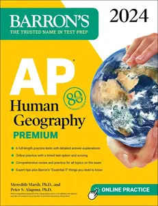USED-AP Human Geography Premium, 2024: 6 Practice Tests + Comprehensive Review + Online Practice by Marsh, Meredith (Paperback)