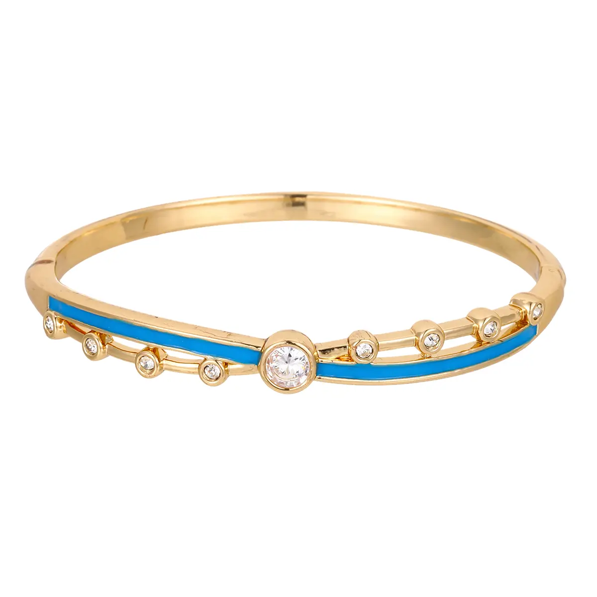 New Enamel Diamond-Embedded Bracelet, Minimalist, Versatile and Luxurious Hand Jewelry for Banquets