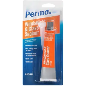 Permatex 81730 Flowable Silicone Windshield and Glass Sealer, 1.5 oz.