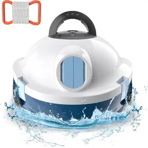 Y10 Cordless Robotic Pool Cleaner, Automatic Pool Vacuum - 120 Mins Runtime, Powerful Suction, Self-Parking, Lightweight for Above/Inground Pools Up to 65ft/1100 Sq.Ft
