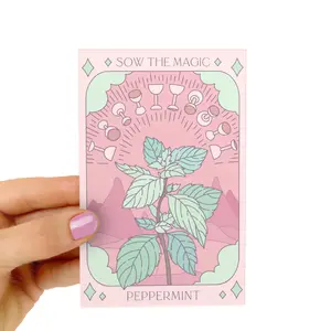 Peppermint Tarot Garden + Gift Seed Packet - Sow The Magic
