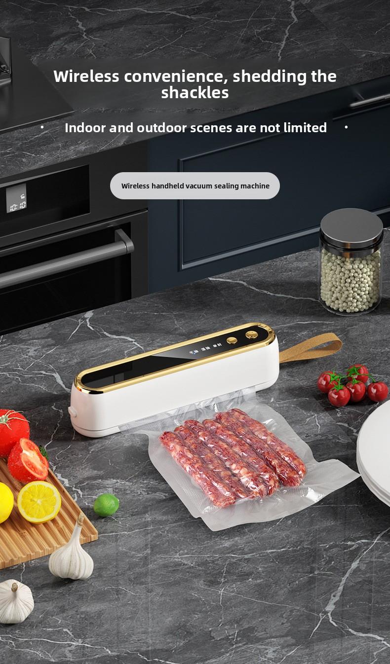 USB Portable Vacuum Sealer | Mini Food Sealer, Vacuum Preservation Machine, Kitchen Food Storage & Bag Sealer