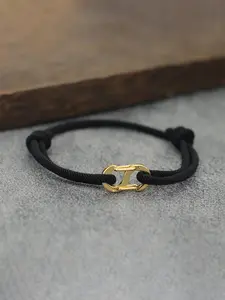 S Shape Detachable Buckle Design Bracelet, Adjustable Rope Bracelet for Men, Fashion Accessories for Party, Daily Clothing Decor, Trendy All-match & Exquisite Jewelry for Gift, Casual Trendy Jewelry, Fashionable Bracelet