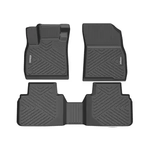 GARVEE Floor Mats for 2023 2024 2025 Honda Accord (EX LX), TPE All Weather Custom Fit Front 1st & 2nd Row Floor Liner, Black