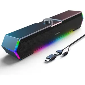 Computer Speakers For Desktop, PC Speakers With Surge Sound, USB C/USB Powered For Desktop, PC Monitor