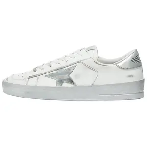 Golden Goose Stardan Distressed White Low-Top Sneakers for Men Trending Shoes, House White Official Shoes to Get / Maison Mihara Verifiable, with credentials and supporting global authentication