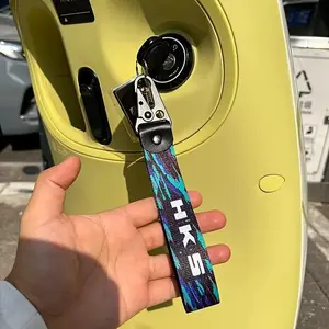 Letter Pattern Car Keychain, Anti-lost Car Key Holder, Car Key Chain, Universal Car Key Ring, Fashion Car Accessories for Men & Women