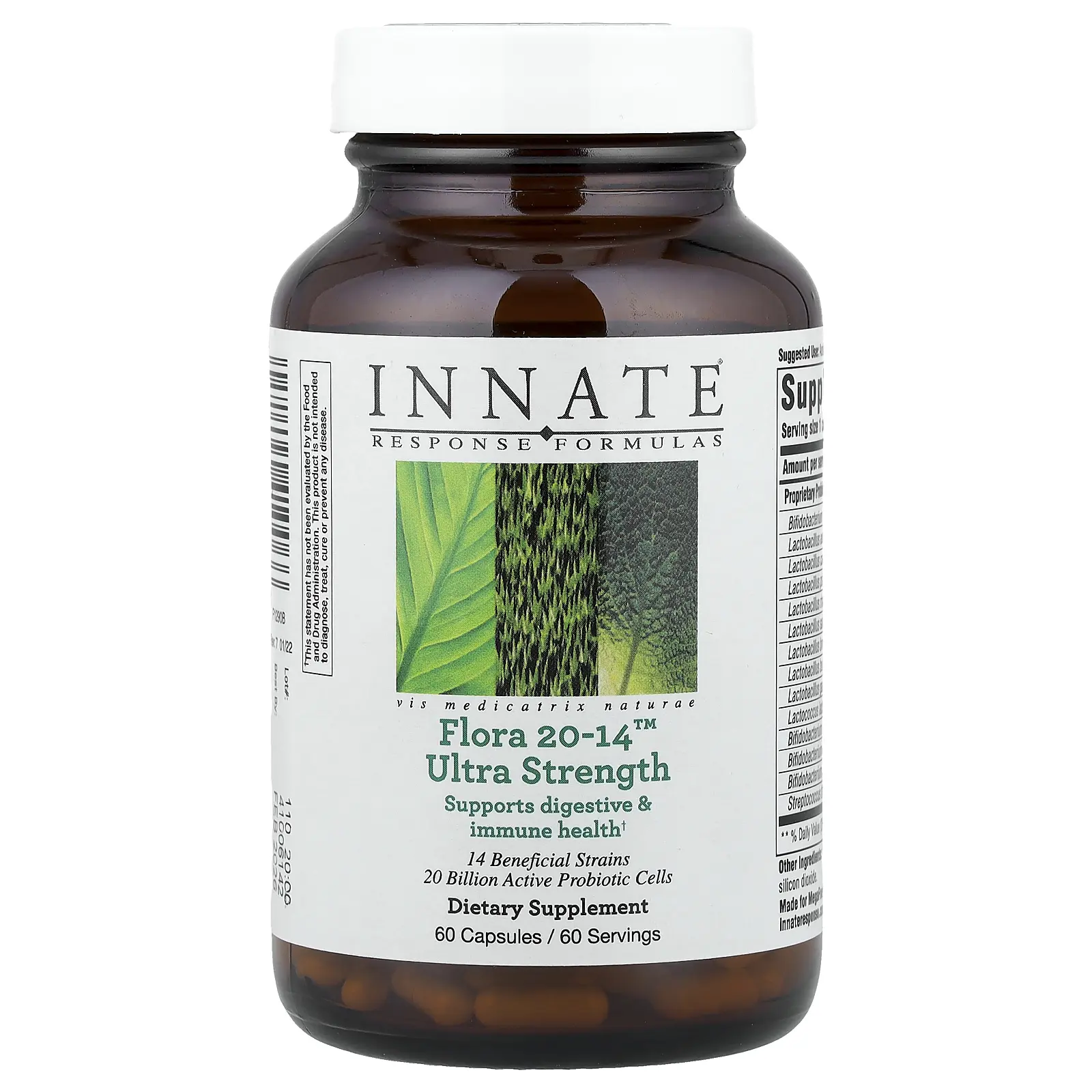 Innate Response Formulas Flora 20-14™, Ultra Strength, 60  Capsules