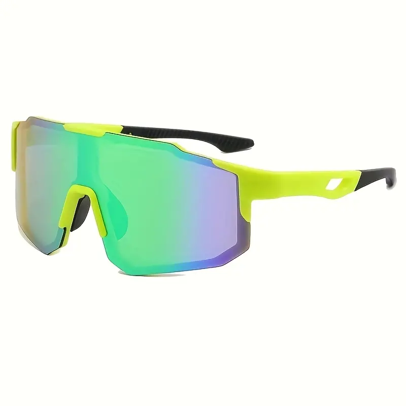 Unisex Oversized Polycarbonate Sports Eyeglass Frames - Colored Design, UV400 Protection, for Gym Workouts, Outdoor Activities, Outdoor Sport Glasses, Sports Eyewear