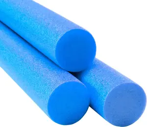 52" x 2.5" Inch (3-Pack) Solid Core Thick Foam Floating Pool Noodles, Floating Swimming Tube for Water Activities, Essential Pool Accessories