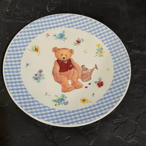 Bear decor plates
