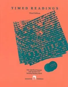 USED-Timed Readings: Fifty 400-Word Passages with Questions for Building Reading Speed, Book 1 (Third Edition) by Edward Spargo (Paperback)